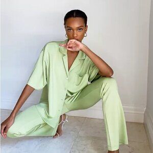 BNWT Aritzia Babaton "Bowling" Shirt Pistachio Green